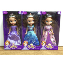 Boneca brinquedo princesa Sofia 9 &quot;com coroa 3 Assted (h9538256)